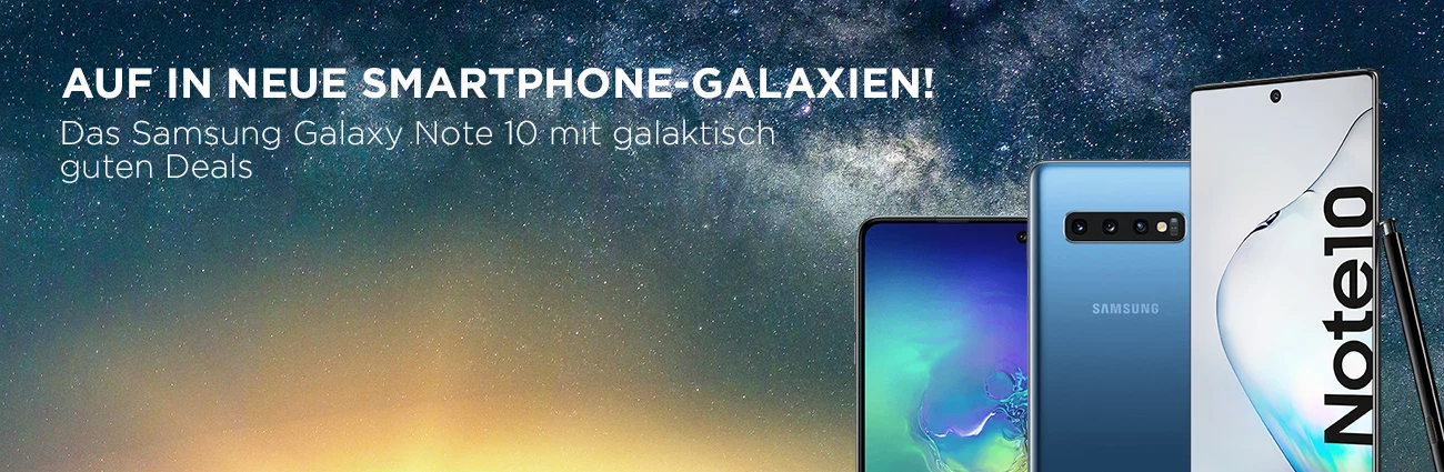 Das Samsung Galaxy Note 10 mit galaktisch guten Deals Das Samsung Galaxy Note 10 mit galaktisch guten Deals