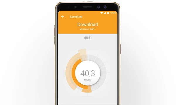 Handypilot-App Speedtest Handypilot-App Speedtest
